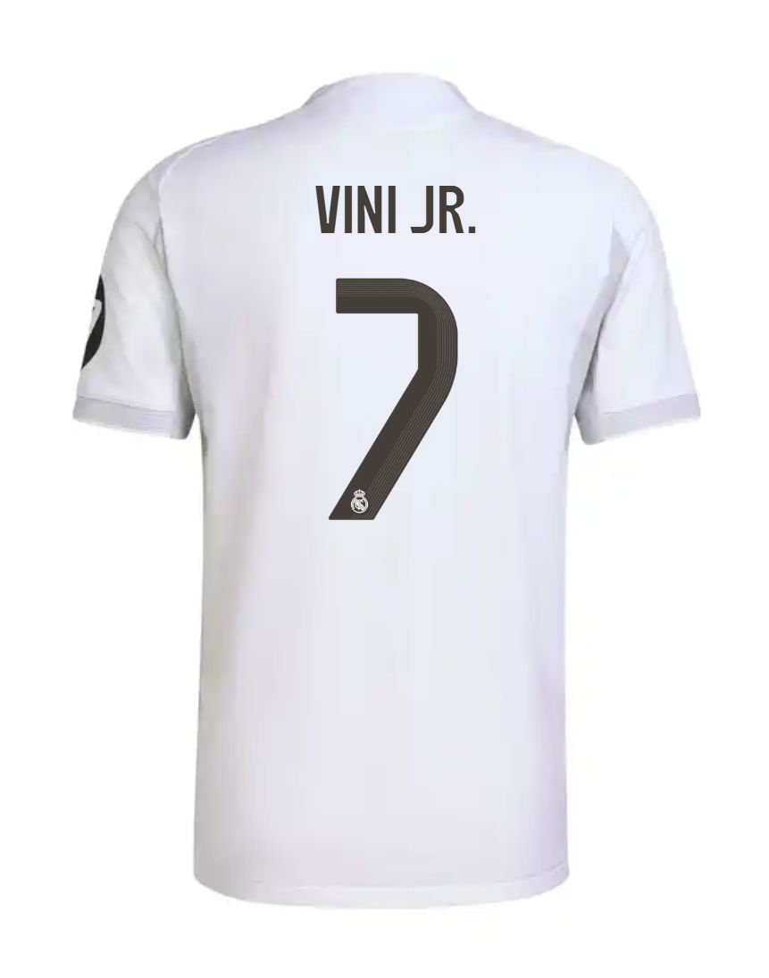 25-26 Real Madrid Home Vini Jr. 7 Jersey (Player Version)