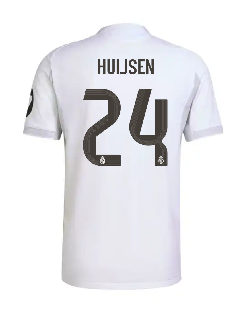 25-26 Real Madrid Home Huijsen 24 Jersey (Player Version)