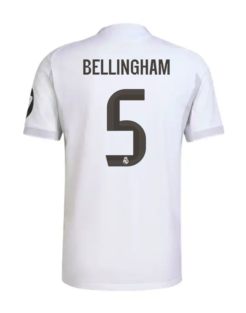 25-26 Real Madrid Home Bellingham 5 Jersey (Player Version)