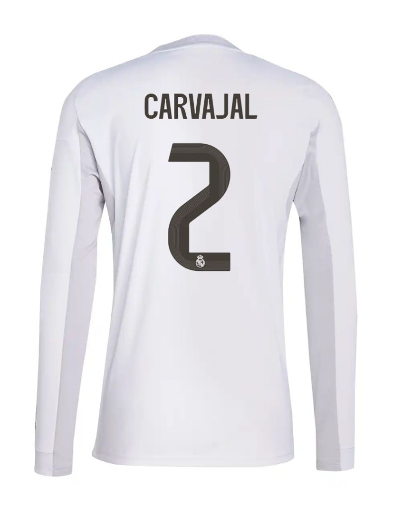 25-26 Real Madrid Home Long Sleeve Carvajal 2 Jersey