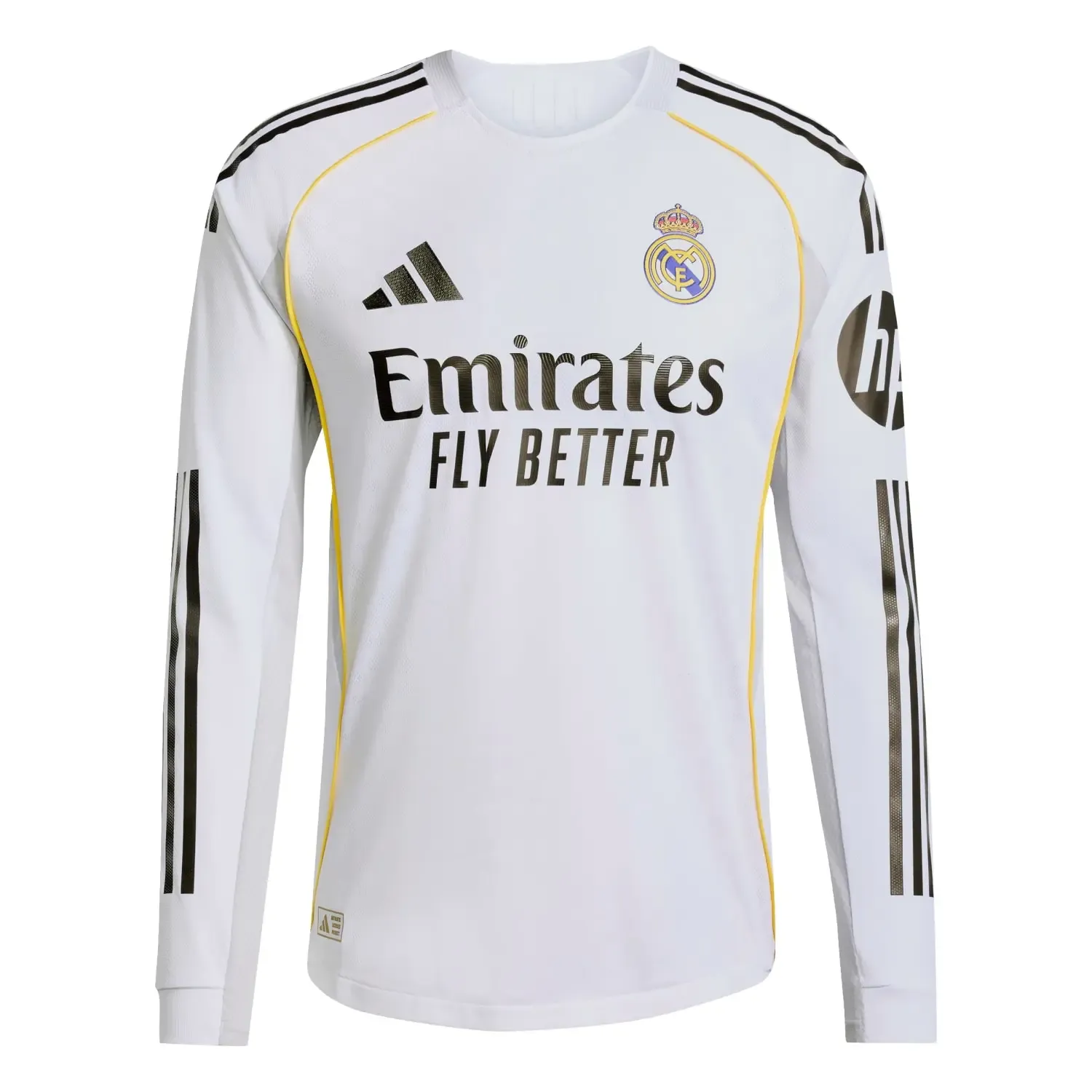 25-26 Real Madrid Home Long Sleeve Jersey (Player Version)
