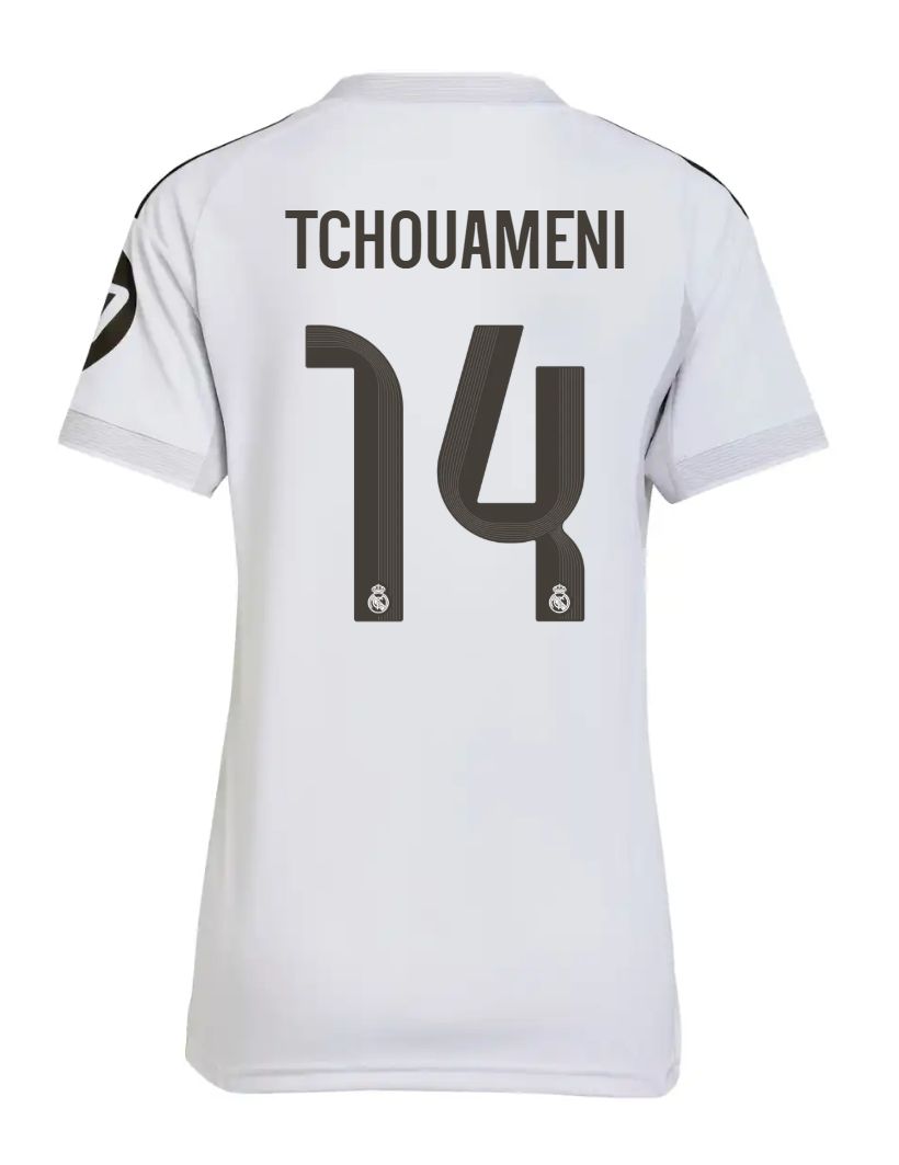 25-26 Real Madrid Home Women Tchouameni 14 Jersey