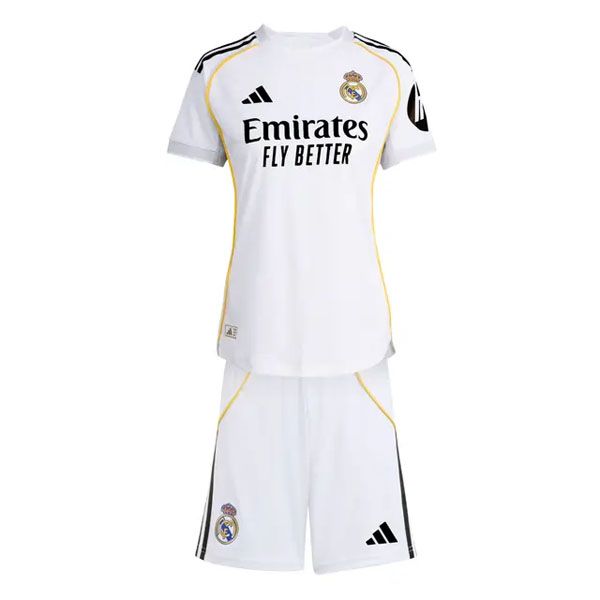 25-26 Real Madrid Home Jersey Kids Kit
