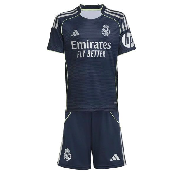 25-26 Real Madrid Away Jersey Kids Kit