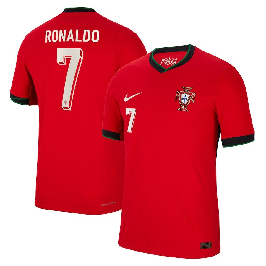 Portugal Home Cristiano Ronaldo #7 Jersey (Player Version)