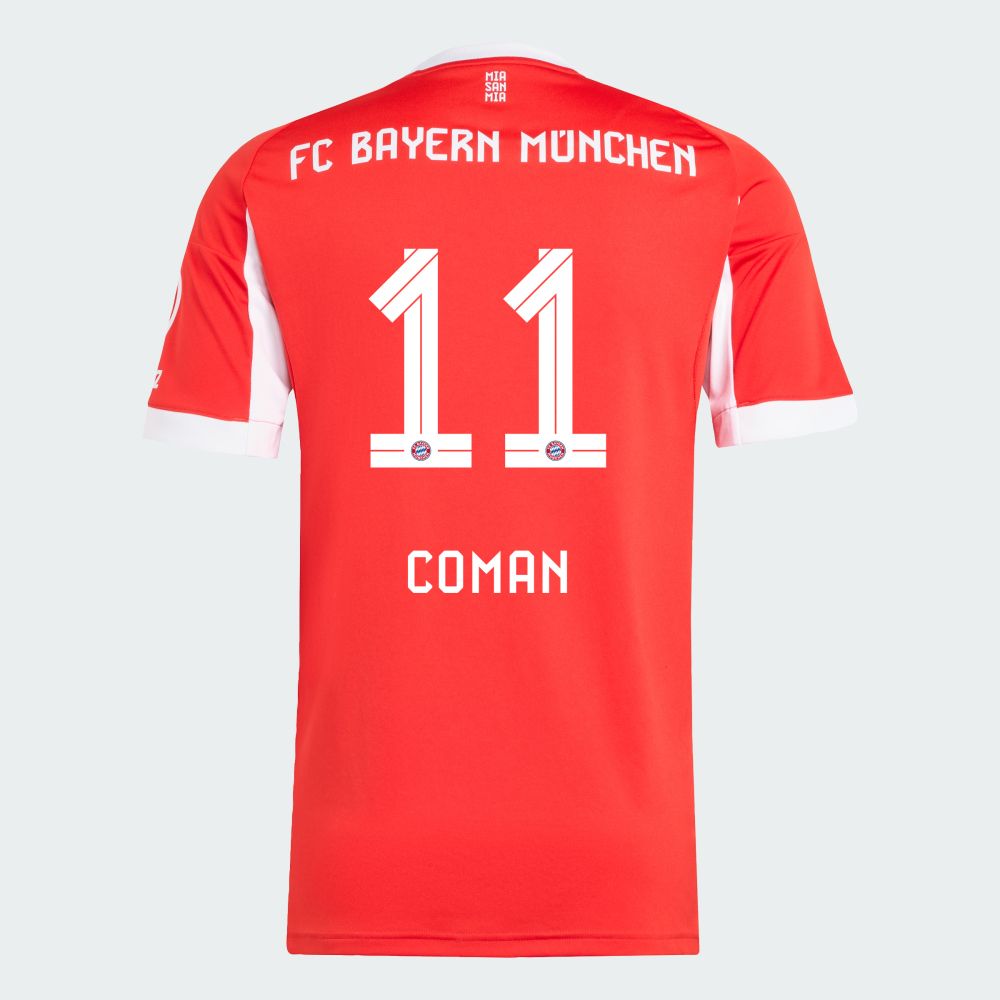 25-26 Bayern Munich FC Home Coman 11 Jersey