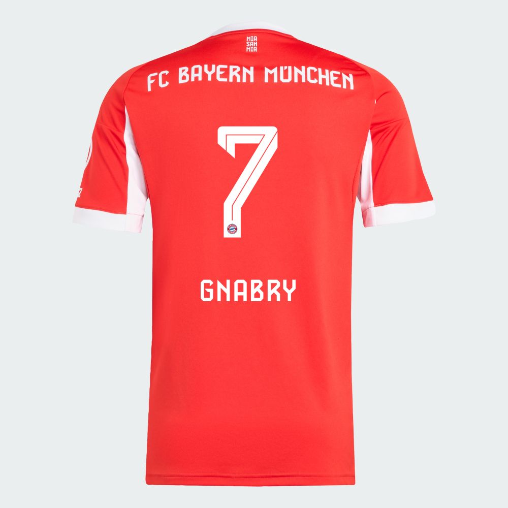 25-26 Bayern Munich FC Home Gnabry 7 Jersey