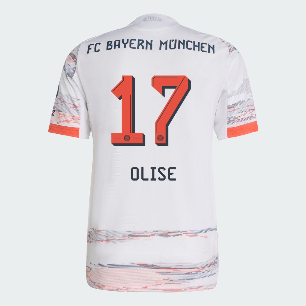25-26 Bayern Munich FC Away Olise 17 Jersey (Player Version)