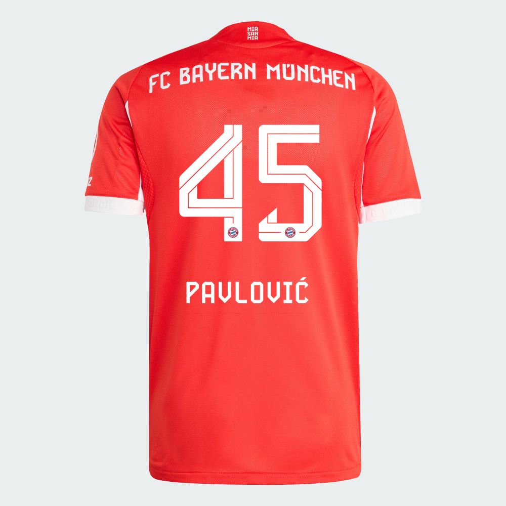 25-26 Bayern Munich FC Home Pavlović 45 Jersey (Player Version)