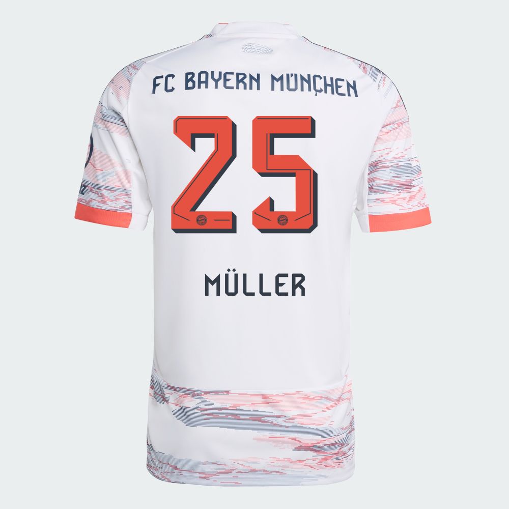 25-26 Bayern Munich FC Away Müller 25 Jersey