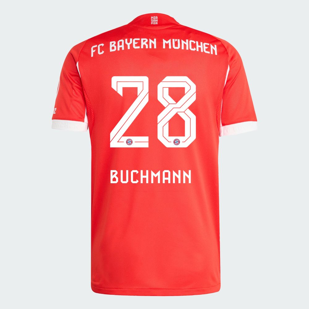 25-26 Bayern Munich FC Home Buchmann 28 Jersey (Player Version)