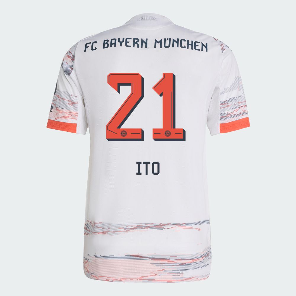 25-26 Bayern Munich FC Away Ito 21 Jersey (Player Version)