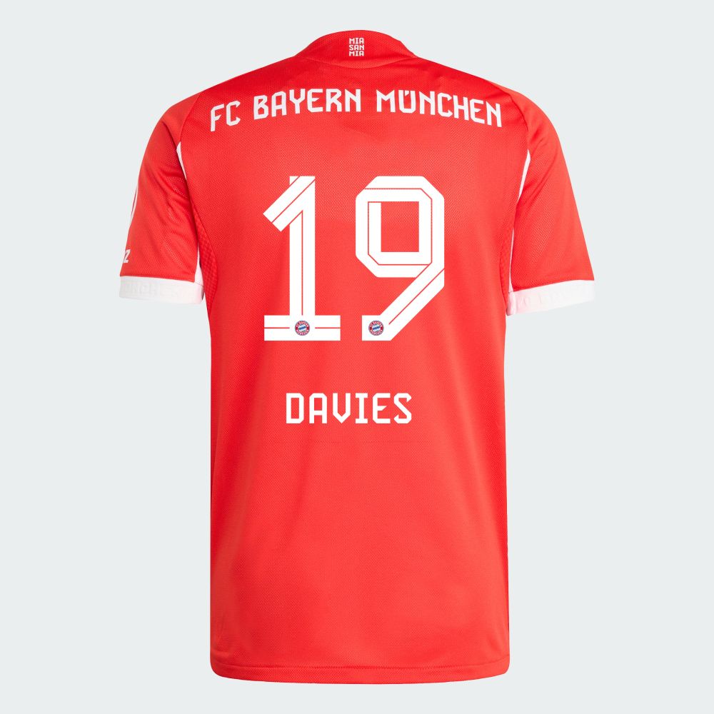 25-26 Bayern Munich FC Home Davies 19 Jersey (Player Version)