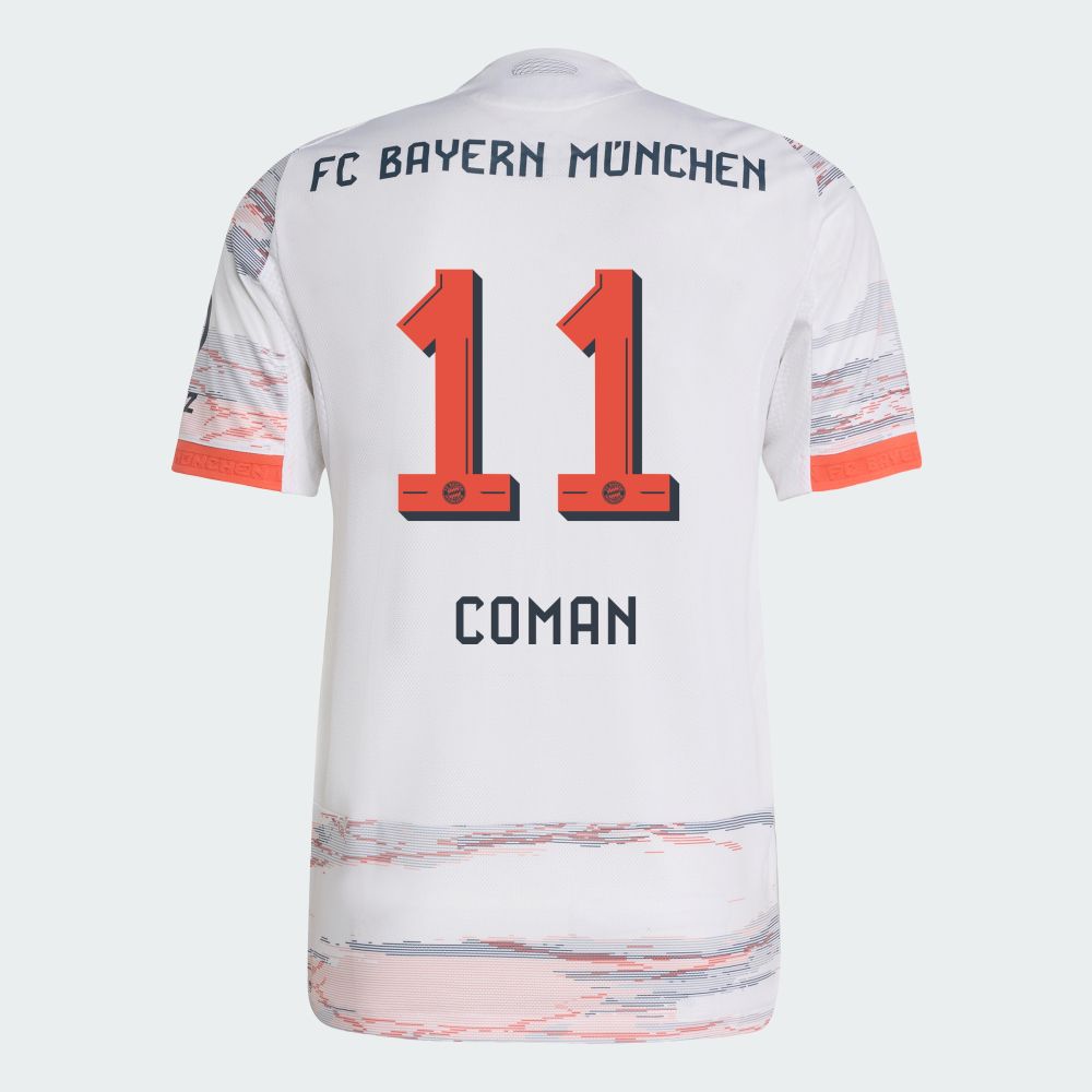 25-26 Bayern Munich FC Away Coman 11 Jersey (Player Version)