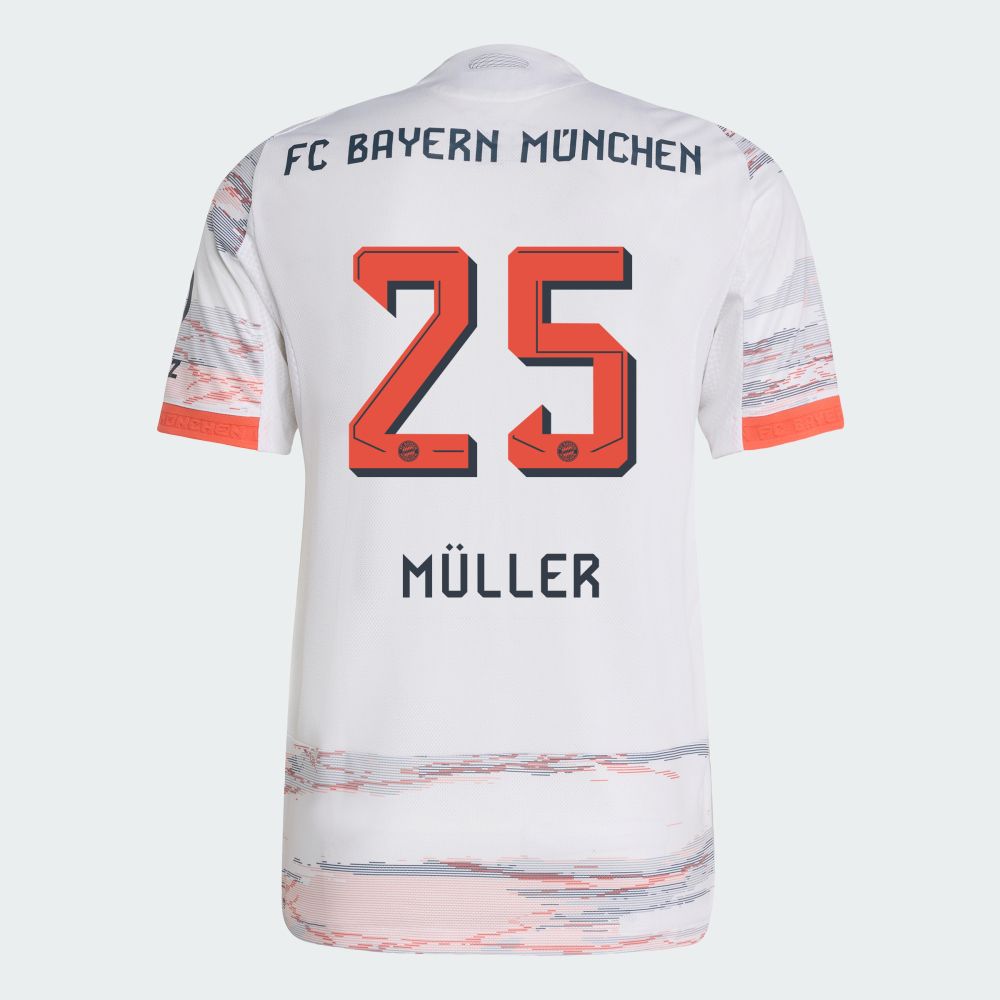 25-26 Bayern Munich FC Away Müller 25 Jersey (Player Version)