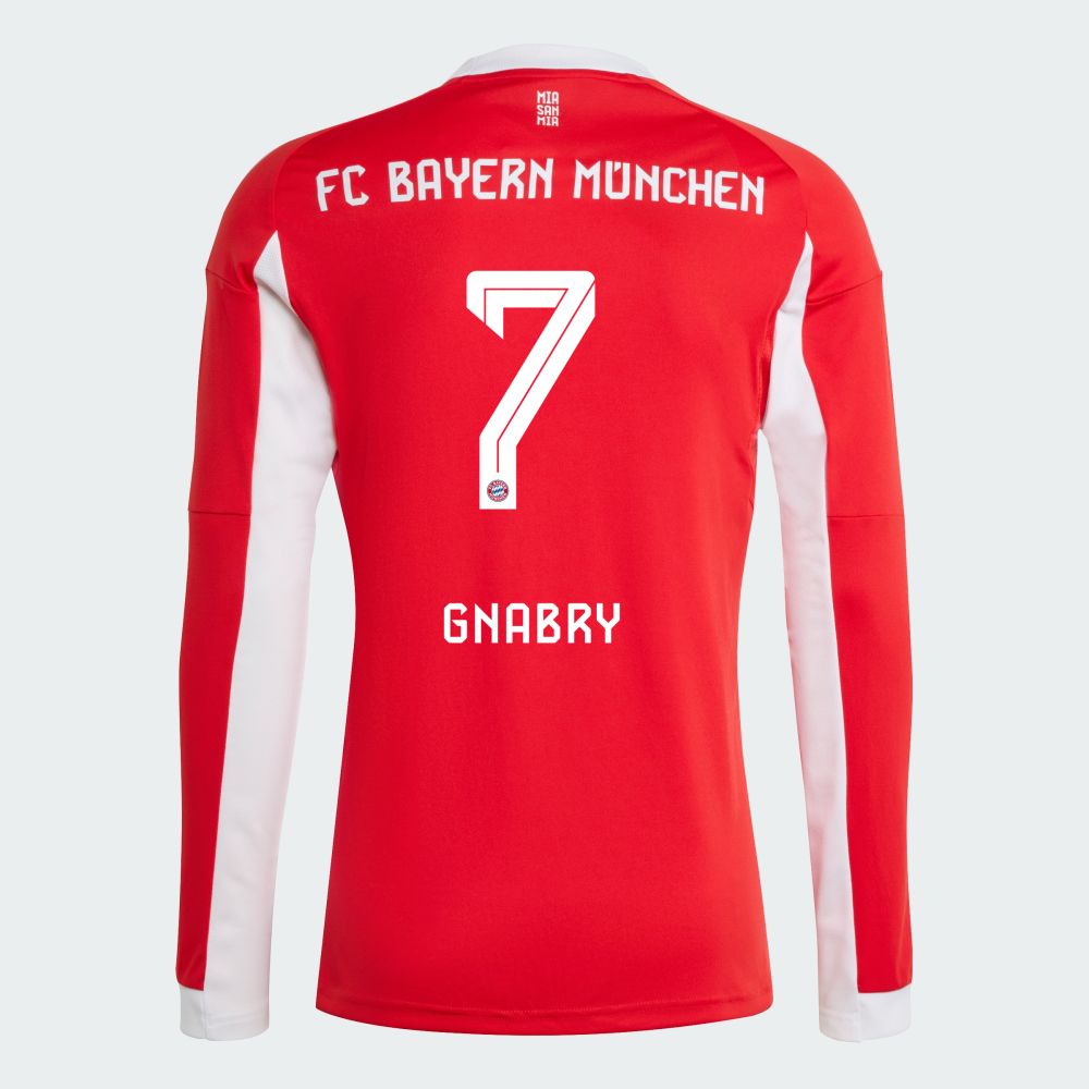 25-26 Bayern Munich FC Home Gnabry 7 Long Sleeve Jersey