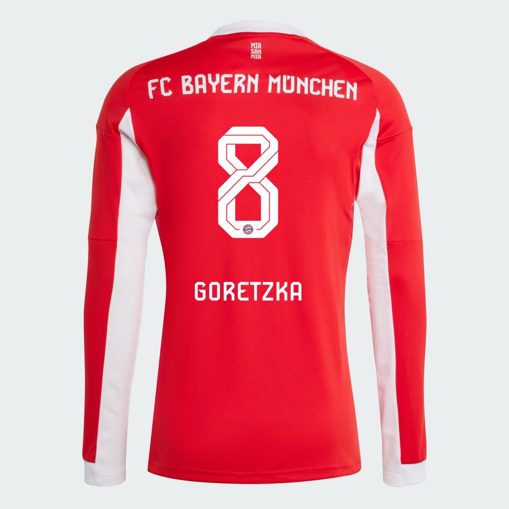25-26 Bayern Munich FC Home Goretzka 8 Long Sleeve Jersey