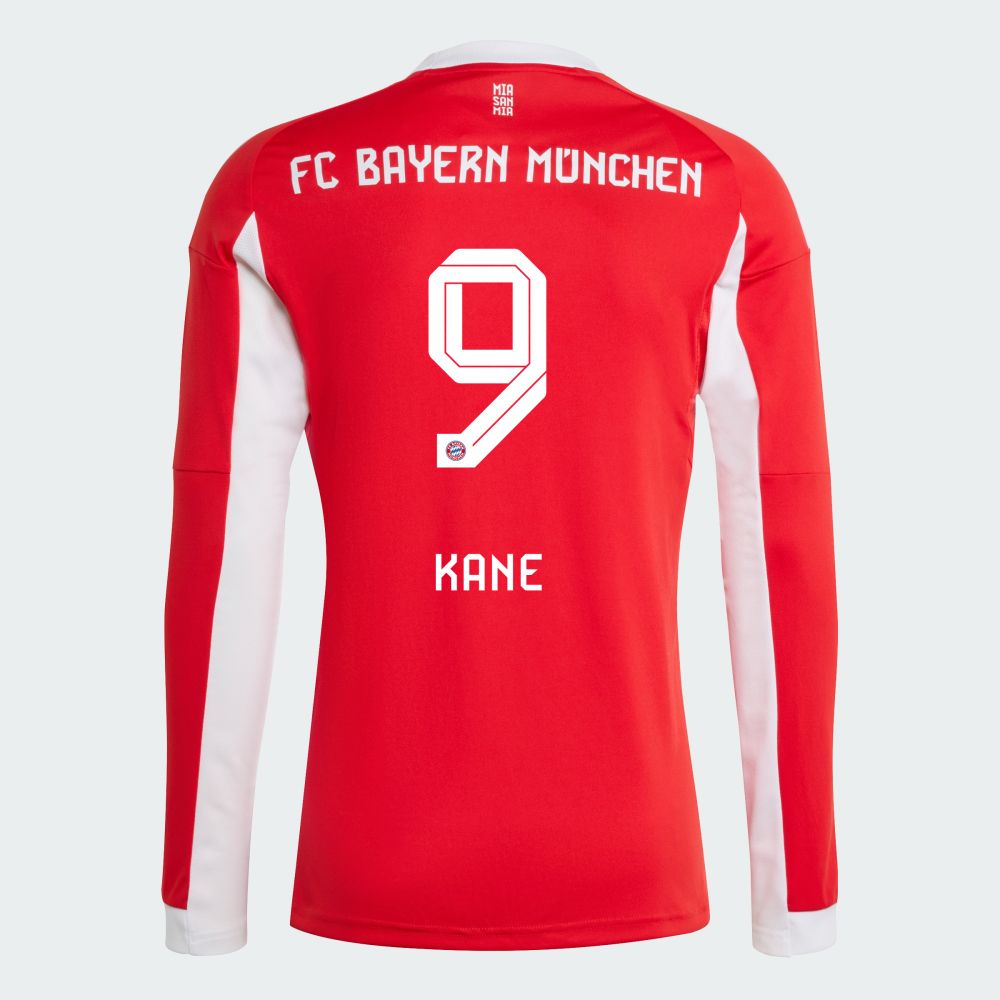 25-26 Bayern Munich FC Home Kane 9 Long Sleeve Jersey