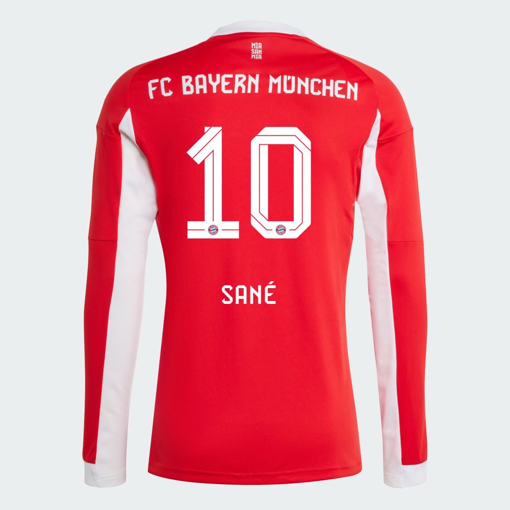 25-26 Bayern Munich FC Home Sané 10 Long Sleeve Jersey