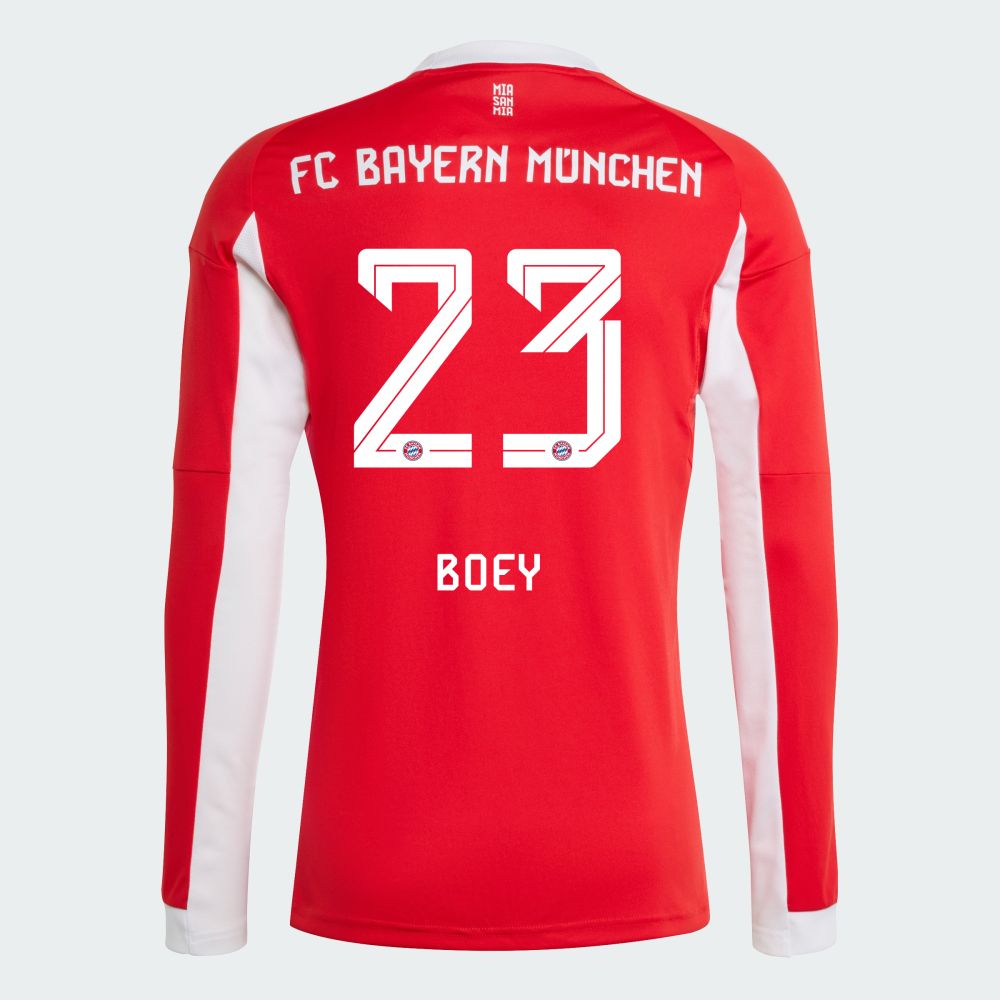 25-26 Bayern Munich FC Home Boey 23 Long Sleeve Jersey