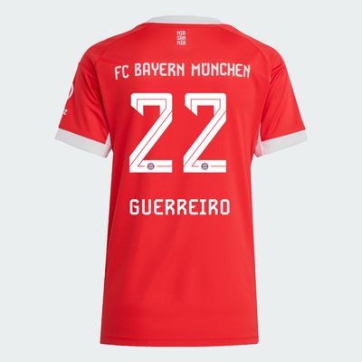 25-26 Bayern Munich FC Home Guerreiro 22 Women Jersey