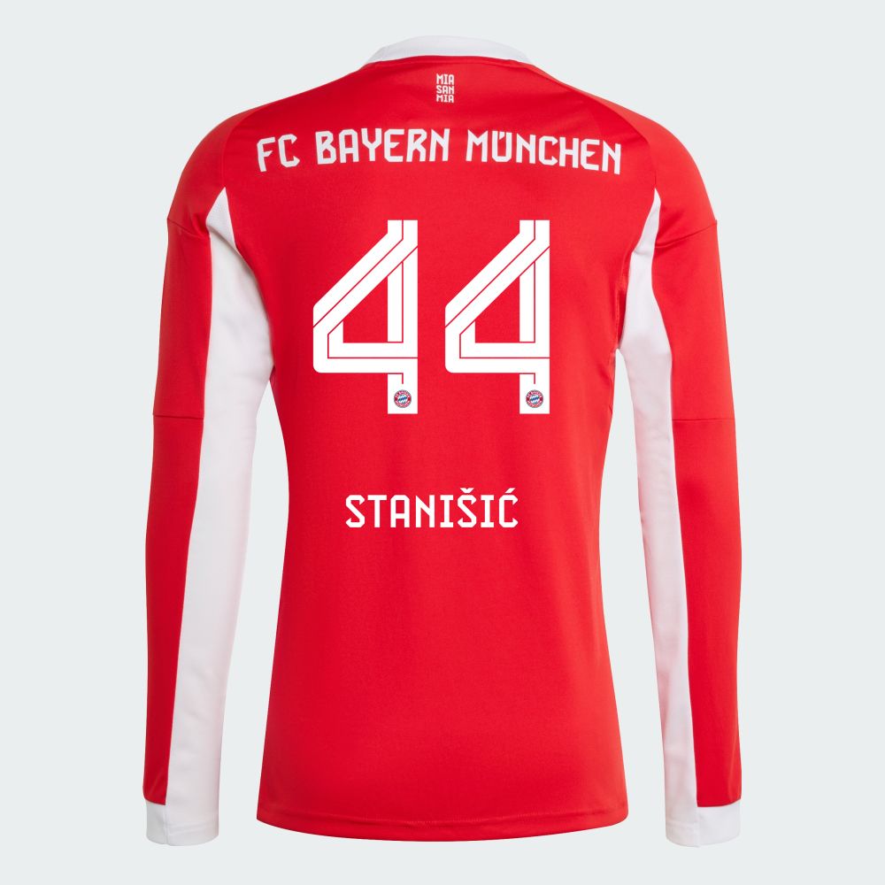 25-26 Bayern Munich FC Home Stanišić 44 Long Sleeve Jersey
