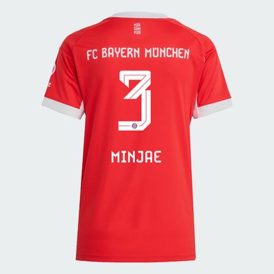 25-26 Bayern Munich FC Home Minjae 3 Women Jersey