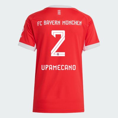 25-26 Bayern Munich FC Home Upamecano 2 Women Jersey