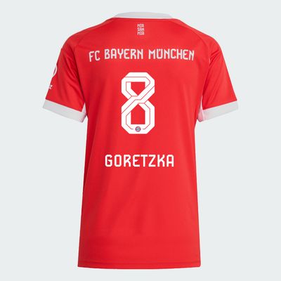25-26 Bayern Munich FC Home Goretzka 8 Women Jersey