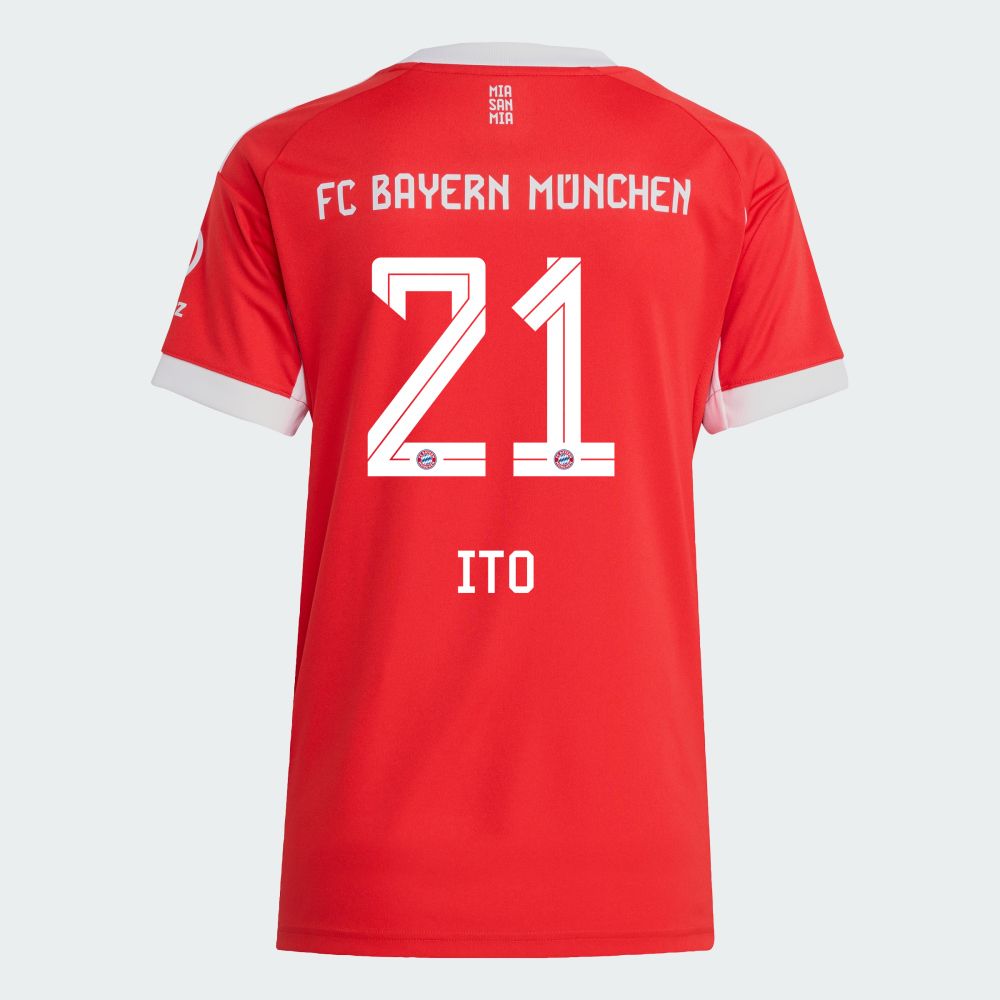 25-26 Bayern Munich FC Home Ito 21 Women Jersey