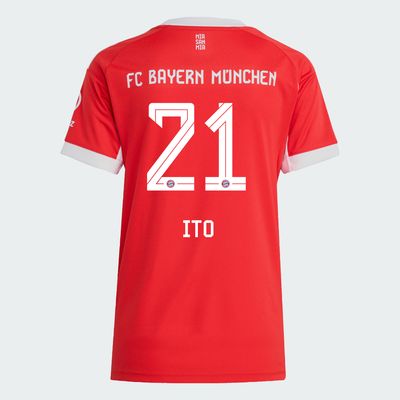 25-26 Bayern Munich FC Home Ito 21 Women Jersey