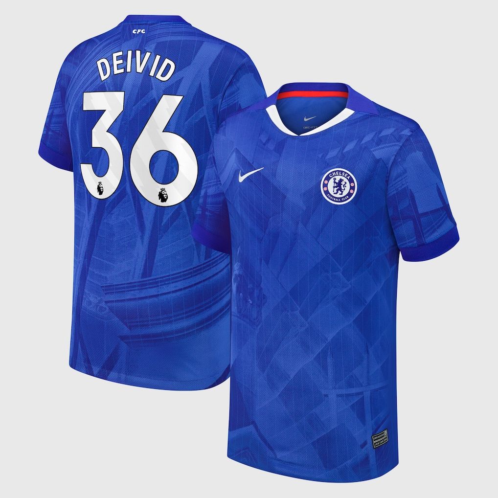 25-26 Chelsea Home DEIVID 36 Jersey