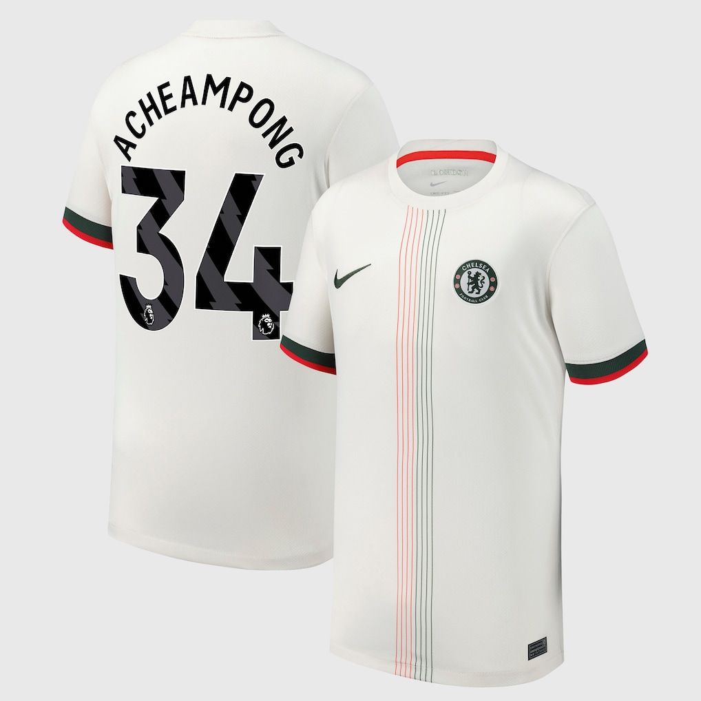 25-26 Chelsea Away ACHEAMPONG 34 Jersey
