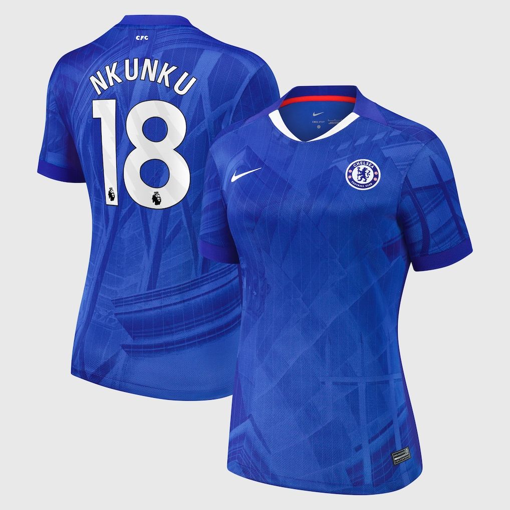 25-26 Chelsea Home NKUNKU 18 Women Jersey