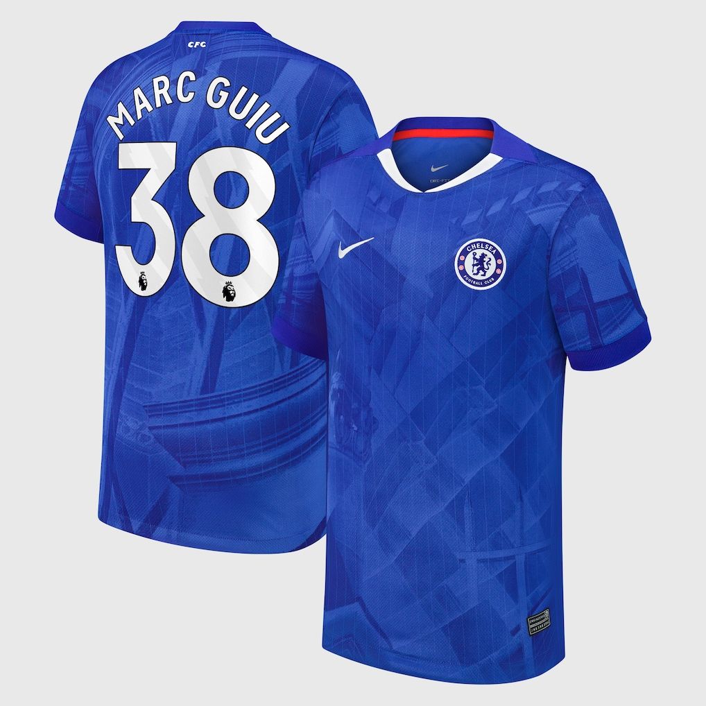 25-26 Chelsea Home MARC GUIU 38 Jersey
