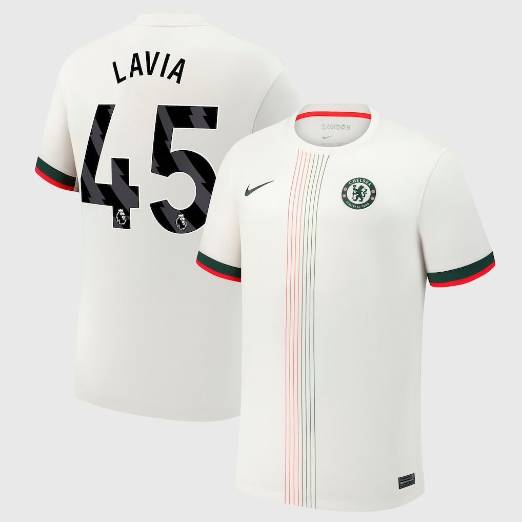 25-26 Chelsea Away LAVIA 45 Jersey