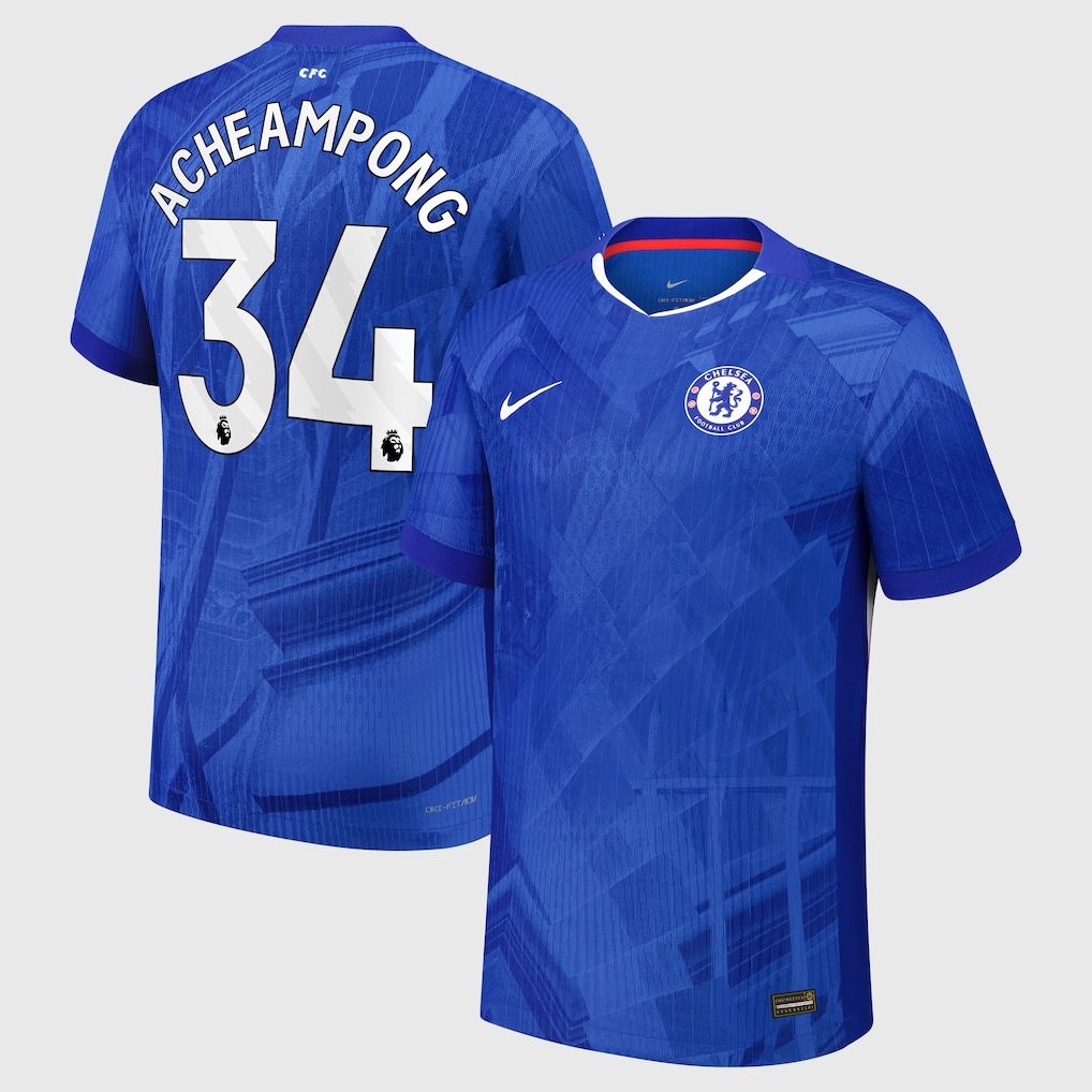 25-26 Chelsea Home ACHEAMPONG 34 Jersey (Player Version)