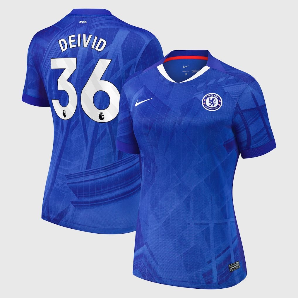25-26 Chelsea Home DEIVID 36 Women Jersey