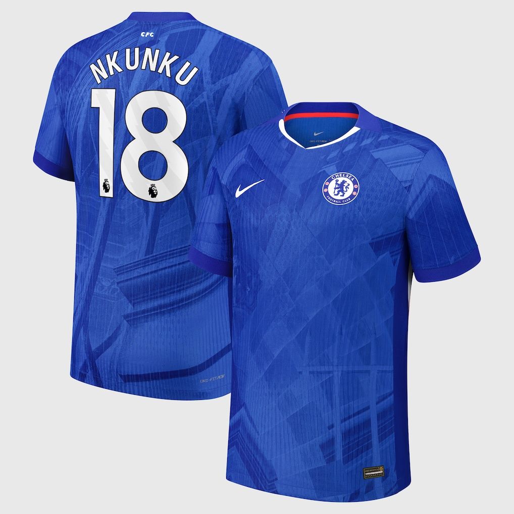 25-26 Chelsea Home NKUNKU 18 Authentic Jersey (Player Version)