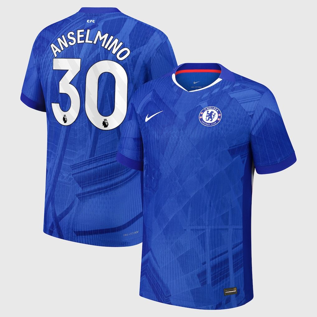 25-26 Chelsea Home ANSELMINO 30 Authentic Jersey (Player Version)