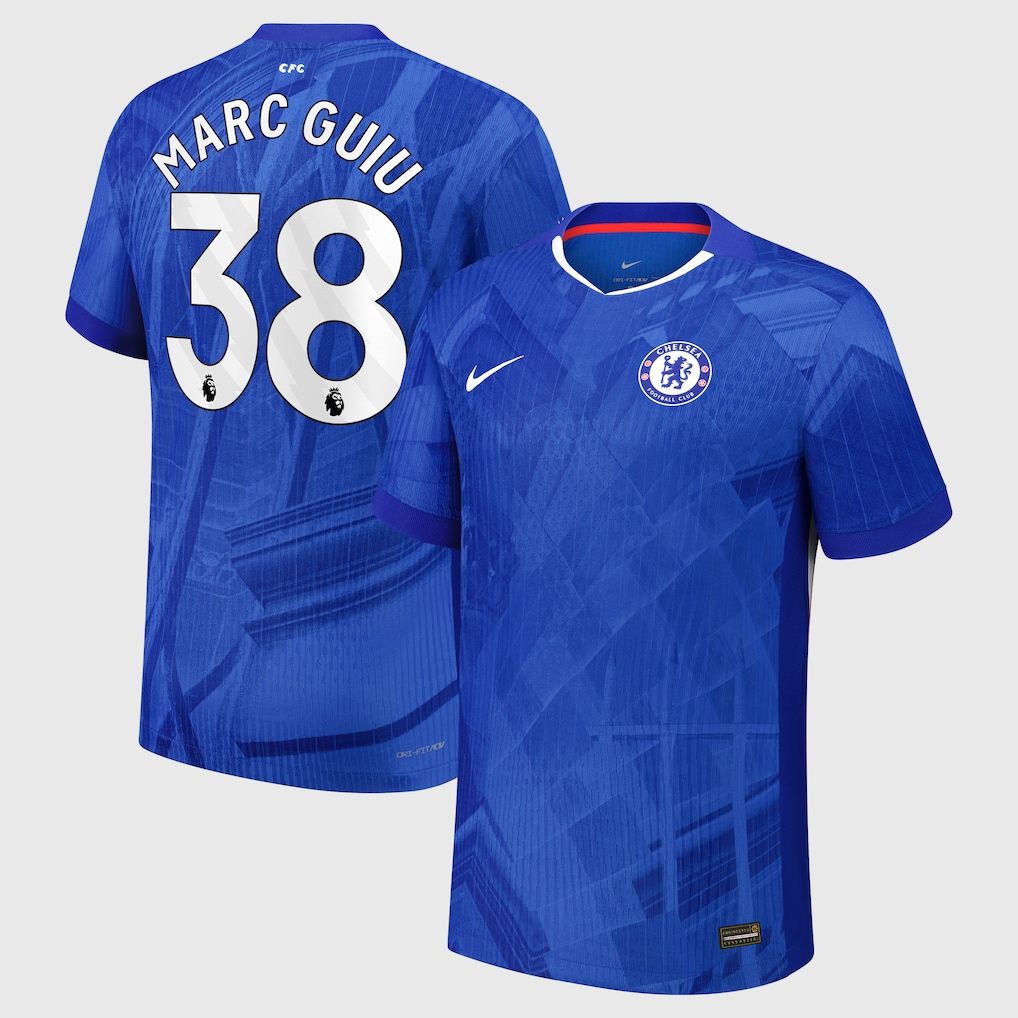 25-26 Chelsea Home MARC GUIU 38 Authentic Jersey (Player Version)