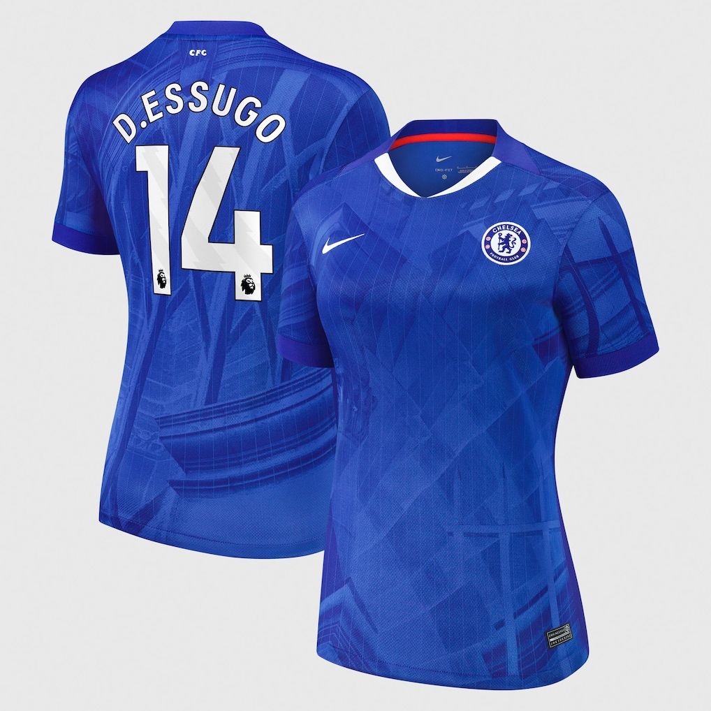 25-26 Chelsea Home D. ESSUGO 14 Women Jersey