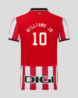 Athletic Bilbao Club Home Nico William Jr 10 Jersey 2025/26
