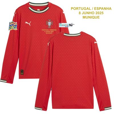 2025 Portugal Home UEFA National League Final Long Sleeve