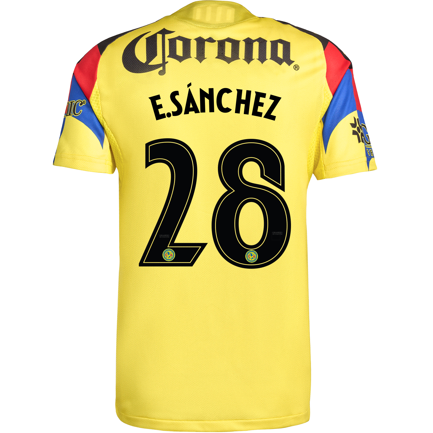 Club America Home E.Sánchez 28 Jersey (Player Version) 2025/26