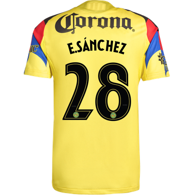 Club America Home E.Sánchez 28 Jersey (Player Version) 2025/26