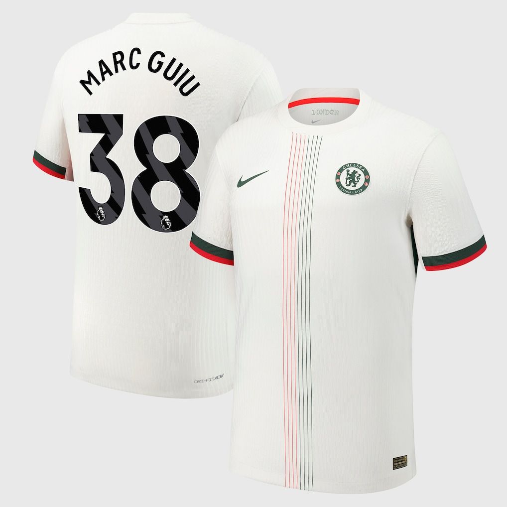 25-26 Chelsea Away MARC GUIU 38 Jersey (Player Version)