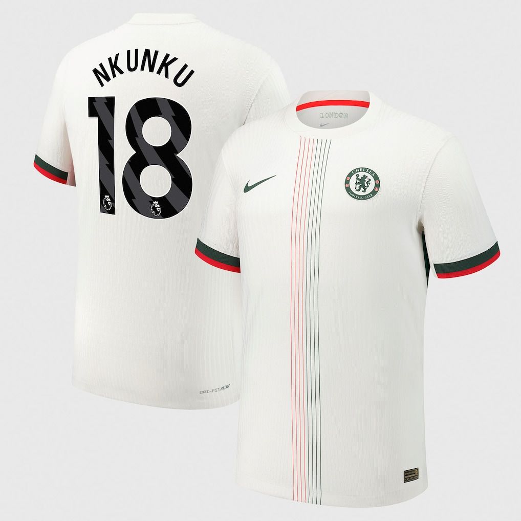 25-26 Chelsea Away NKUNKU 18  Jersey (Player Version)