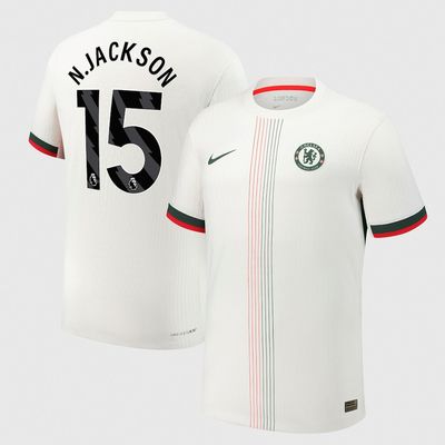 25-26 Chelsea Away N.JACKSON 15  Jersey (Player Version)