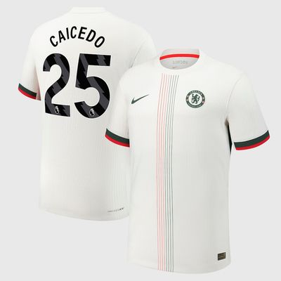 25-26 Chelsea Away CAICEDO 25 Jersey (Player Version)
